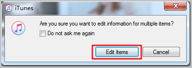 Edit Items