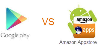 Google Play vs Amazon appstore
