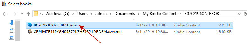 add kindle azw to calibre