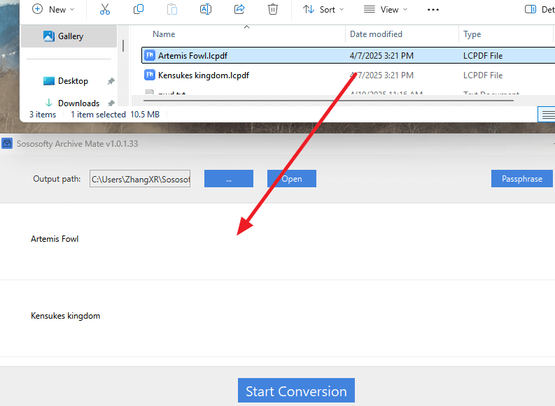 add lcpdfs to archive mate