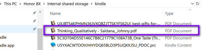 add pdf to kindle android usb