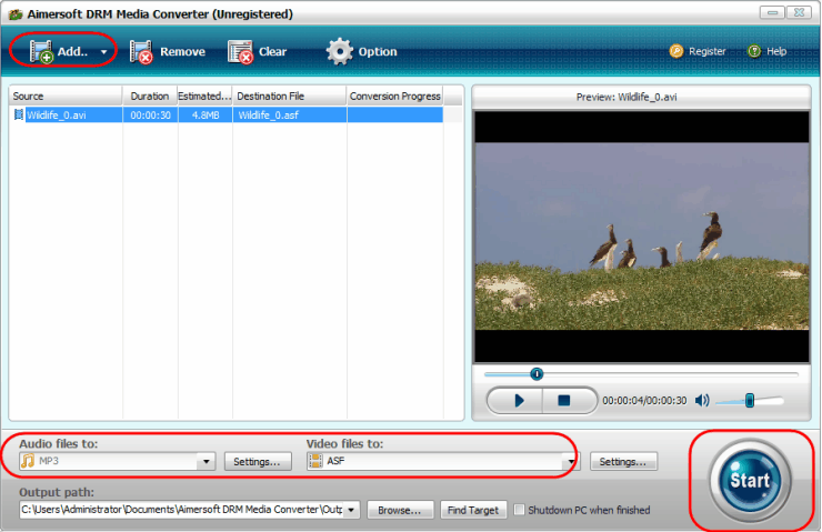 remove amazon video drm with aimersoft