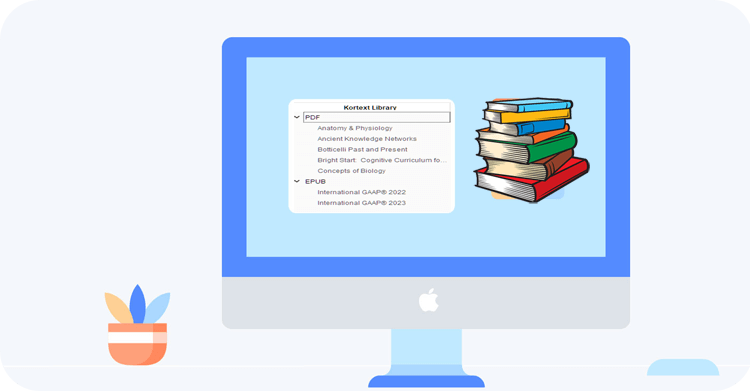 sincronizza la libreria kortext