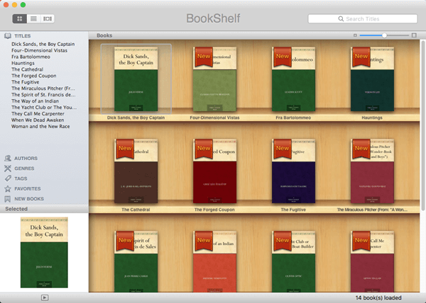 bookreader bookshelf