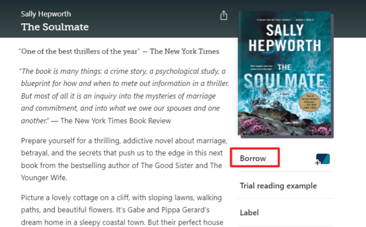 borrow ebooks from overdrive