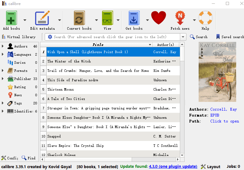 Calibre EPUB Reader
