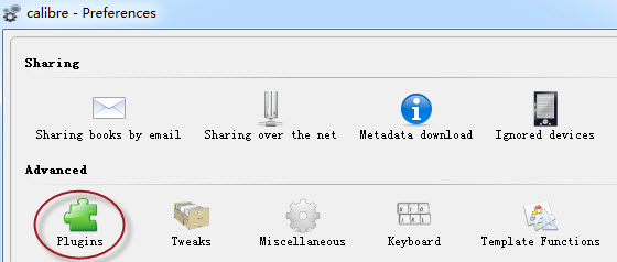 choose plugin