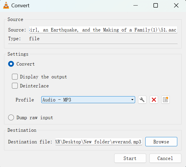 convert aac to mp3