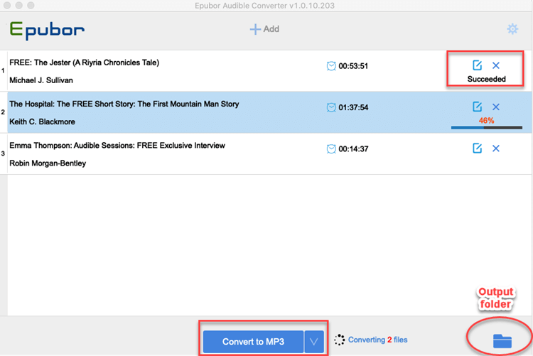 convertir audible a mp3 mac con éxito