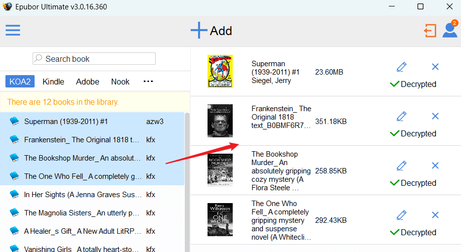 remove kindle drm