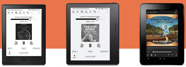 delete audible from kindle device