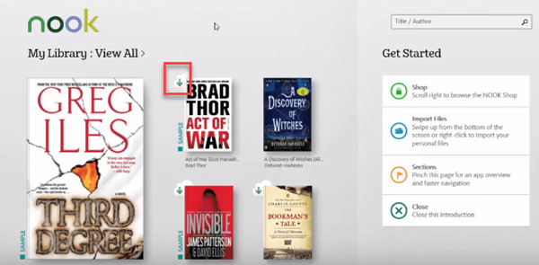 download button