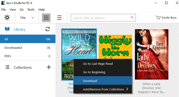 download kindle books via kindle app 1