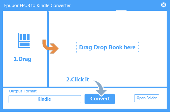 epub to mobi converter interface