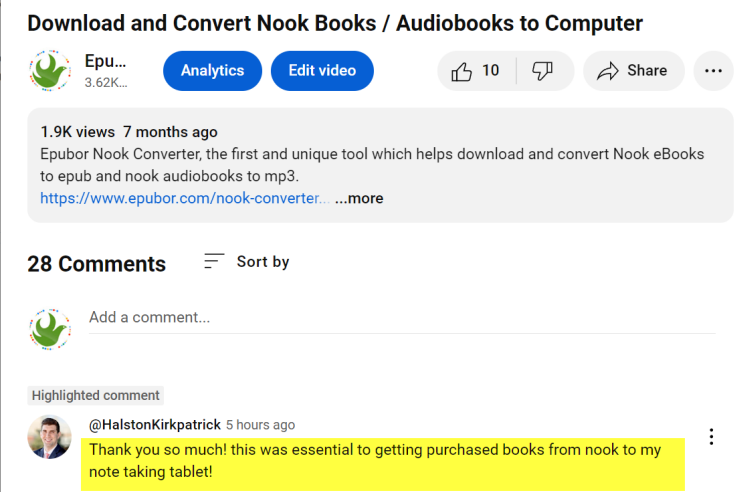 epubor nook review
