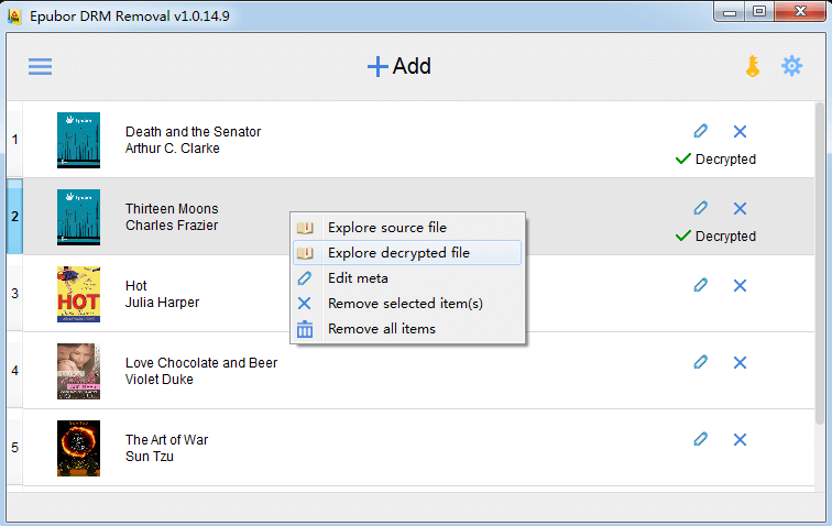 explore output folder