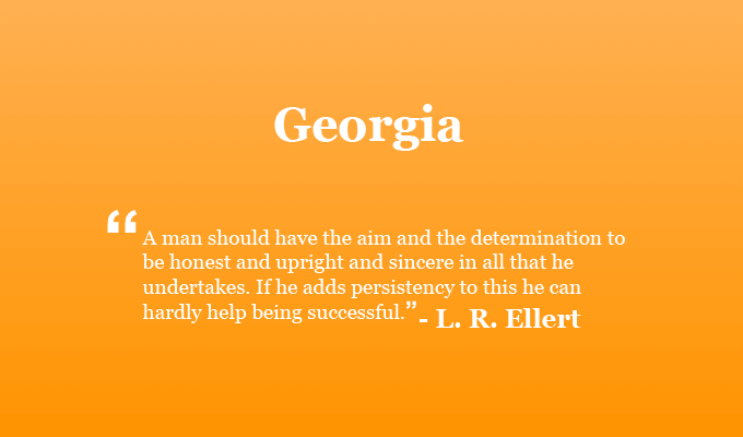 georgia font