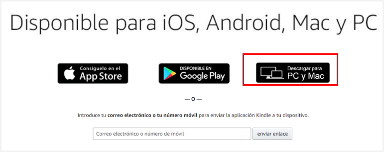 Kindle para PC y Mac
