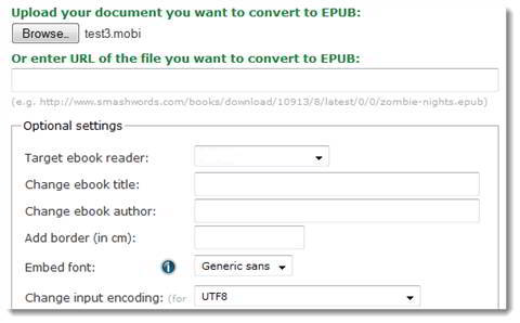 mobi to epub online ebooks converter