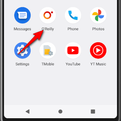 open oreilly app