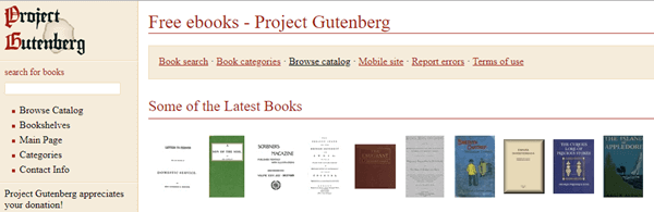 project gutenberg