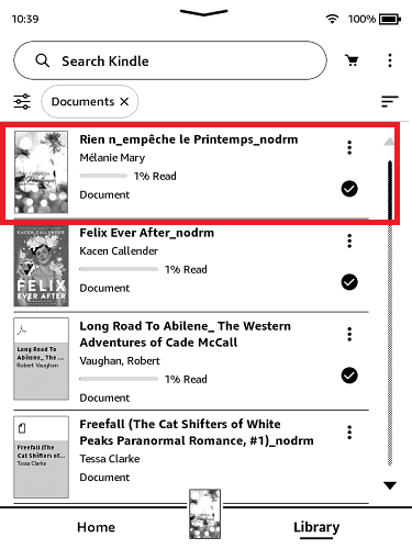 convert fnac to kindle