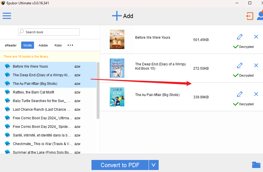 remove kindle drm