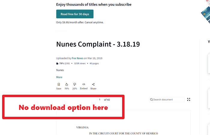 scribd without download option