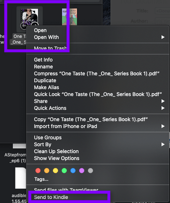 send to kindle for mac