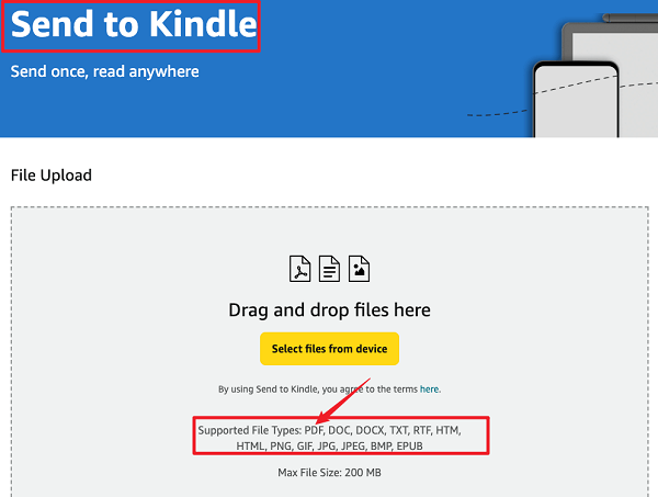 send to kindle web