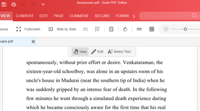 soda online pdf reader