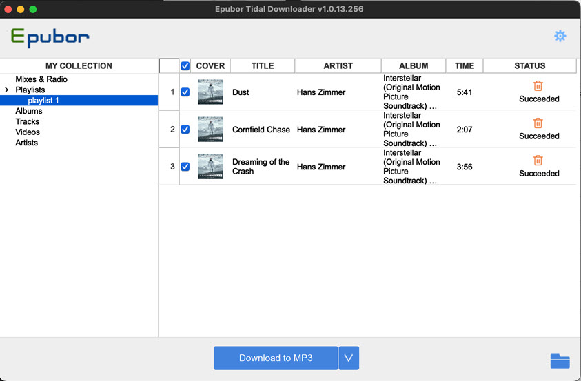 Cómo convertir música de Tidal a MP3