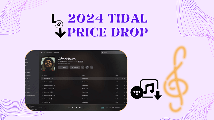 tidal price drops