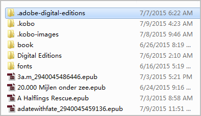 transfer books to kobo